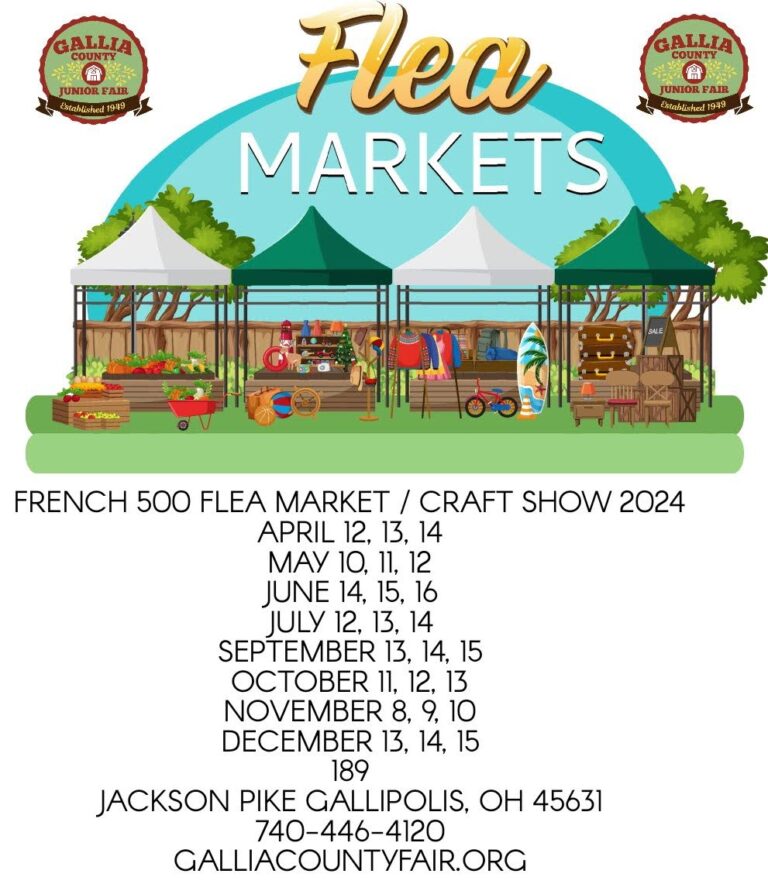 French 500 Flea Market & Craft Show Gallia County Convention